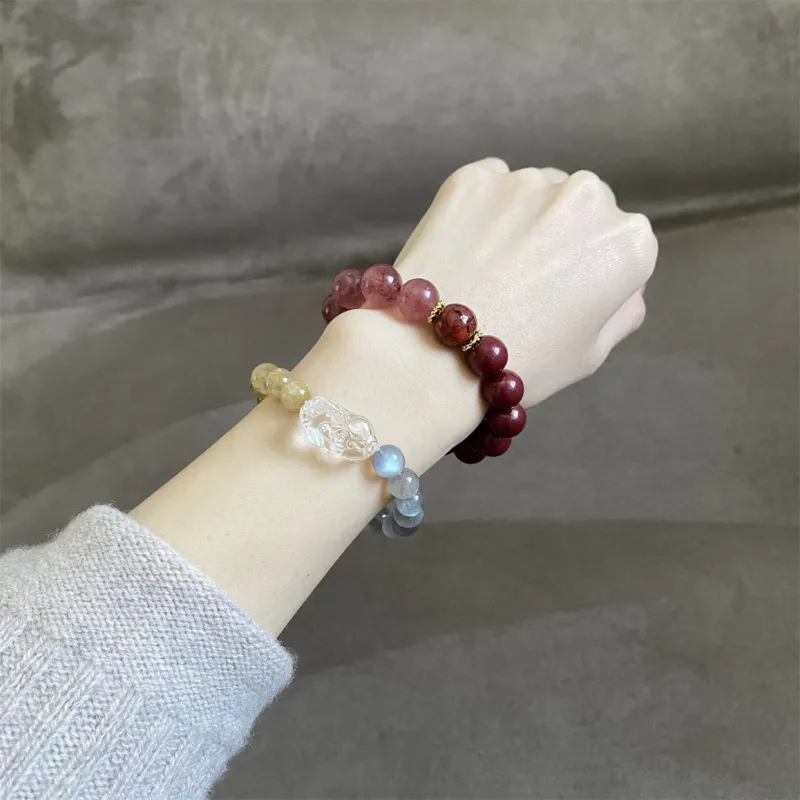 Harf Crystal Jade Bracelets Unisex-4