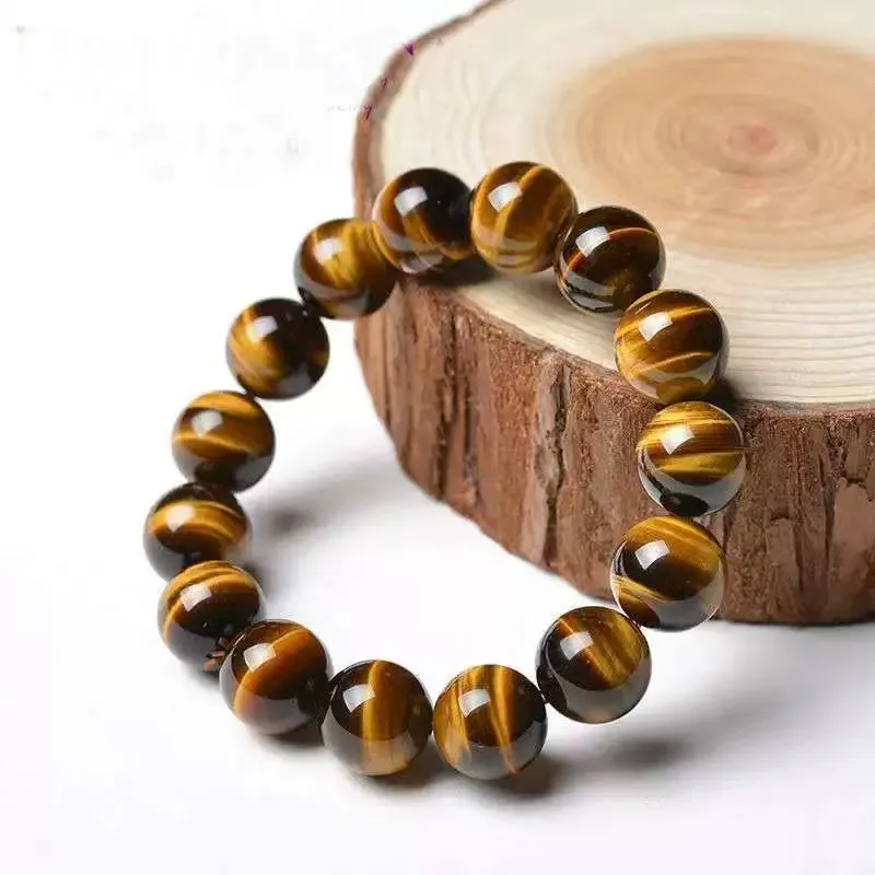 Harf Tiger's Eye Stone Jade Bracelets Unisex-3