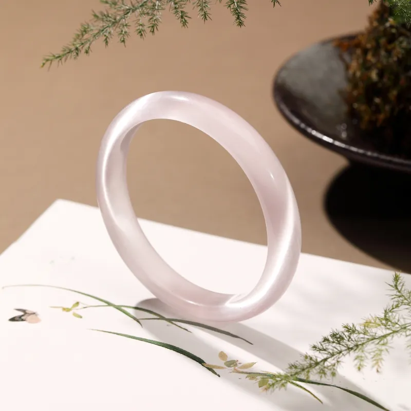 Harf Glass Cat Eye Bangles Women's-8