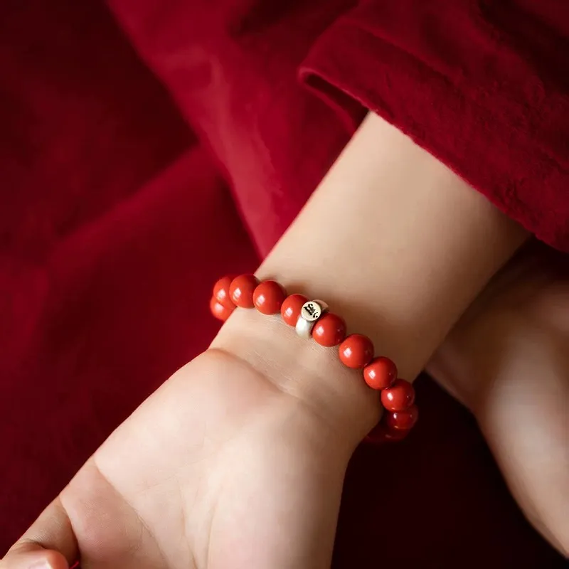 Harf Reconstructed Cinnabar Bracelets Unisex-2