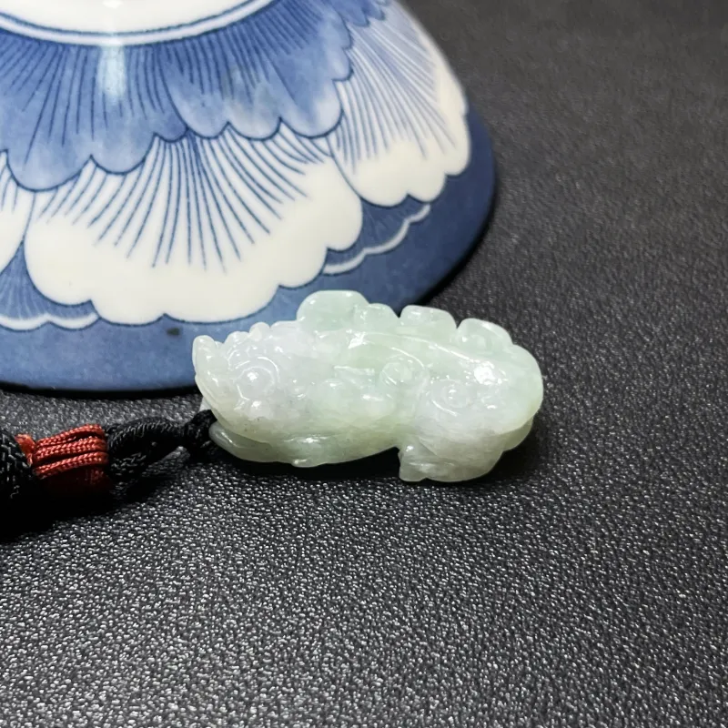 Harf Bean Type Jadeite Necklaces Unisex-1