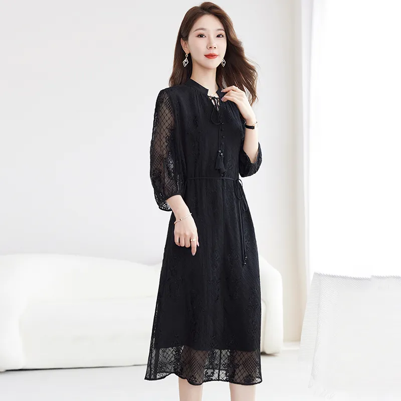 Ink Beauty Long Sleeved Dress Women's-1