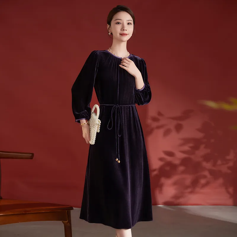 Ink Beauty Long Sleeved Dresses Women's-18