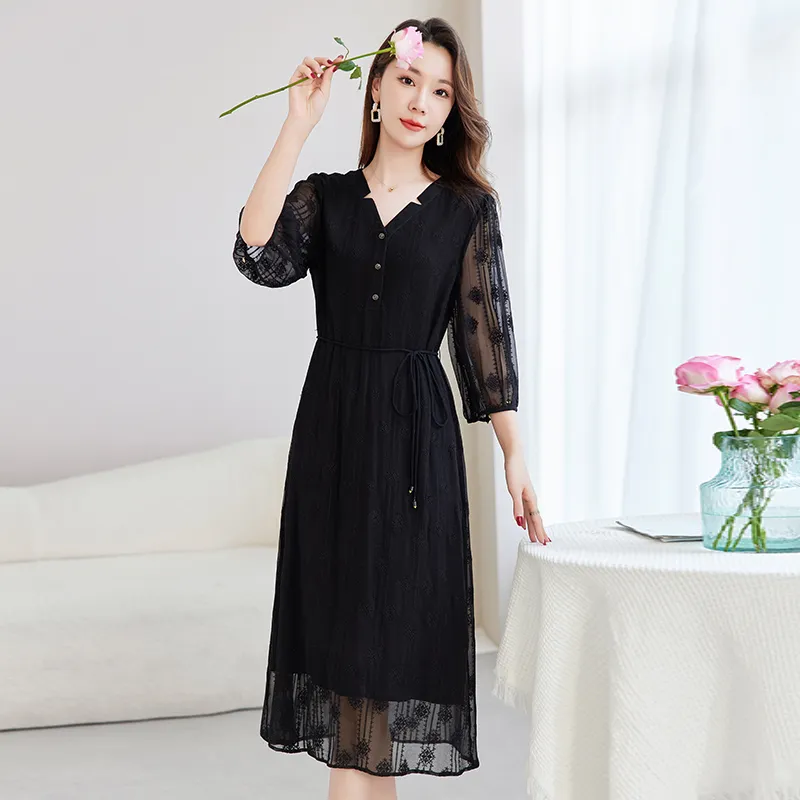Ink Beauty Short Sleeved Dress Women's-10
