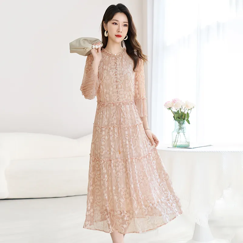 Ink Beauty Long Sleeved Dress Women's-4