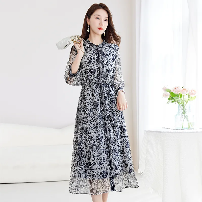 Ink Beauty Long Sleeved Dress Women's-6