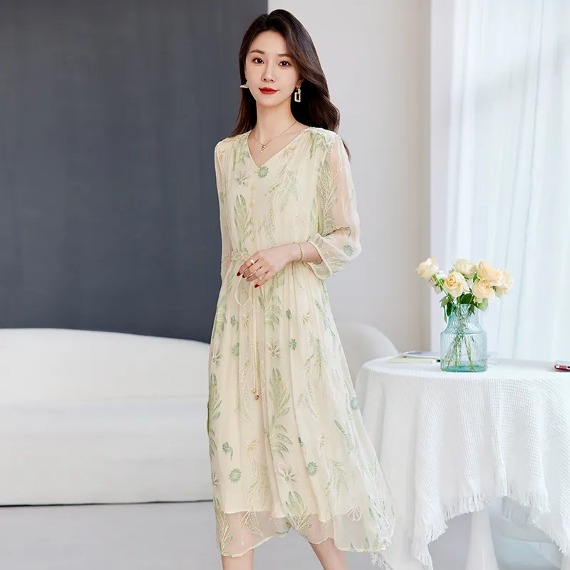 Ink Beauty Short Sleeved Dress Women's-6