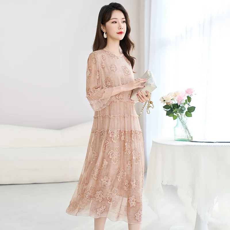 Ink Beauty Short Sleeved Dress Women's-10