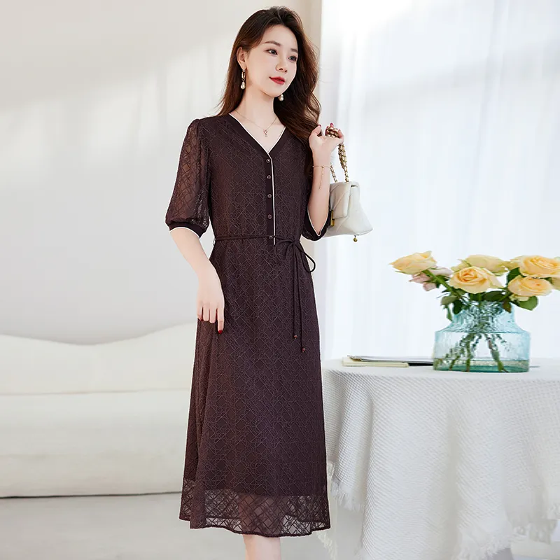 Ink Beauty Short Sleeved Dress Women's-4