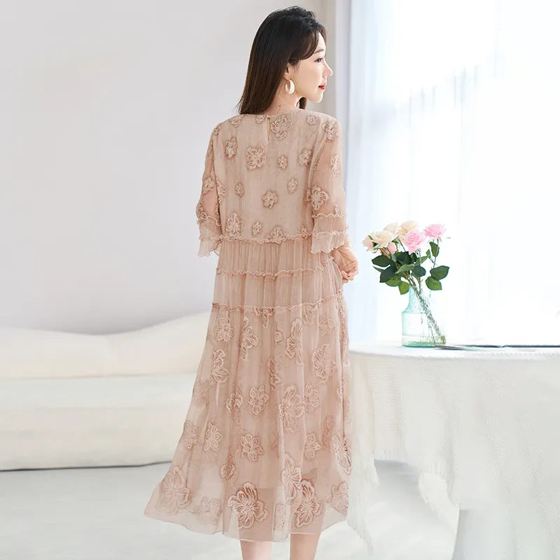 Ink Beauty Short Sleeved Dress Women's-11