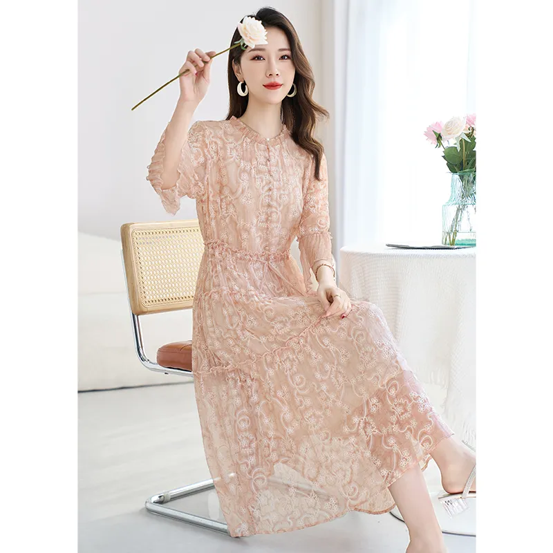 Ink Beauty Long Sleeved Dress Women's-2