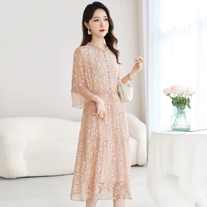 Ink Beauty Long Sleeved Dress Women's-3