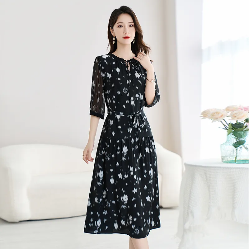 Ink Beauty Short Sleeved Dress Women's-1