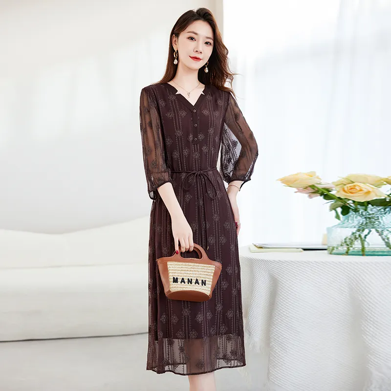 Ink Beauty Short Sleeved Dress Women's-1