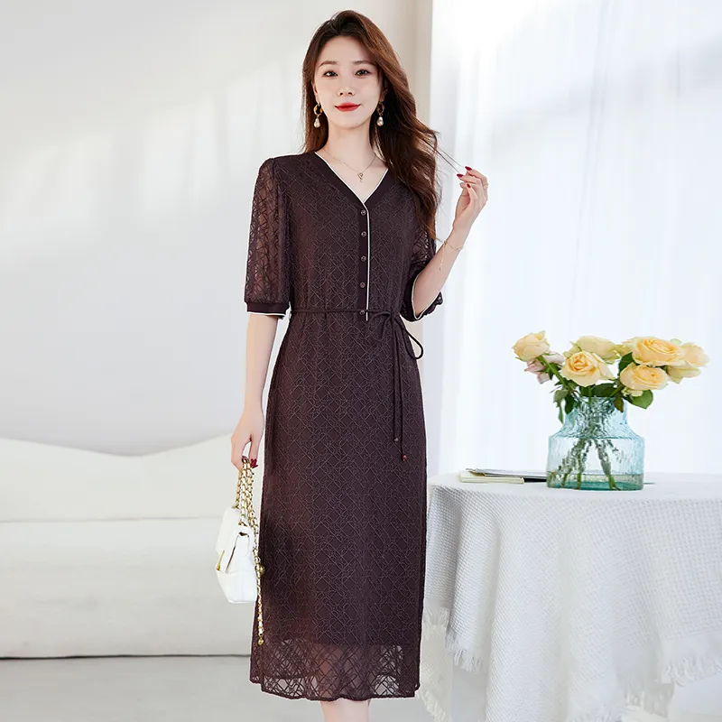 Ink Beauty Short Sleeved Dress Women's-1