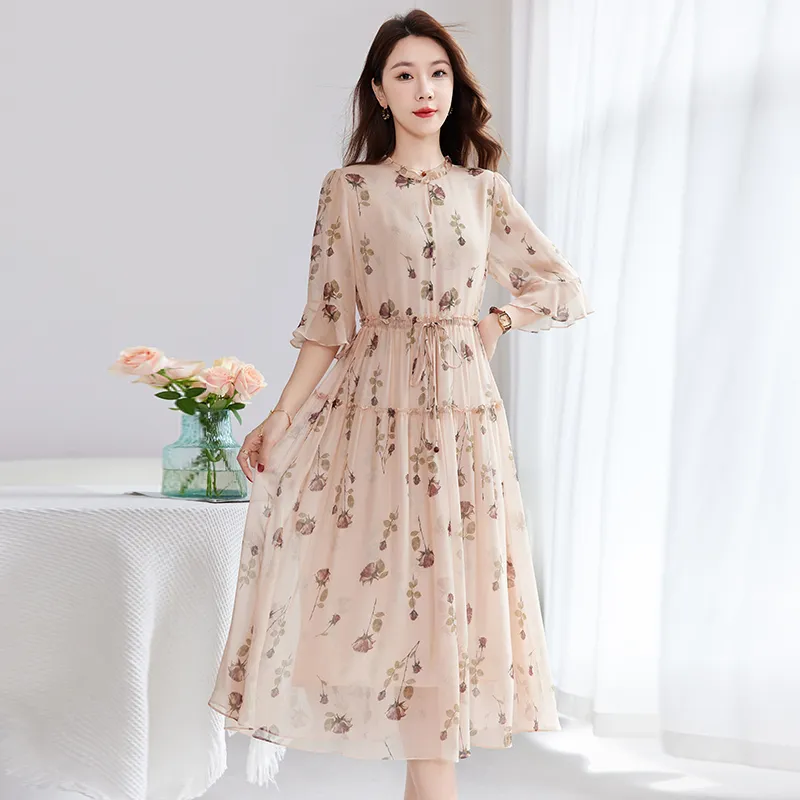 Ink Beauty Short Sleeved Dress Women's-1