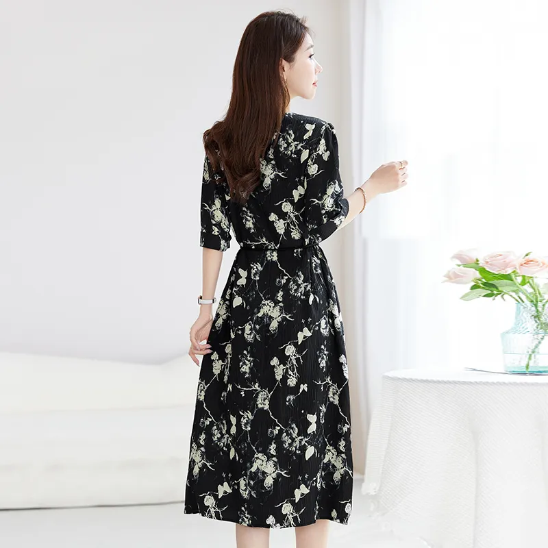 Ink Beauty Short Sleeved Dress Women's-5
