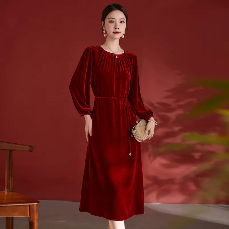 Ink Beauty Long Sleeved Dresses Women's-1