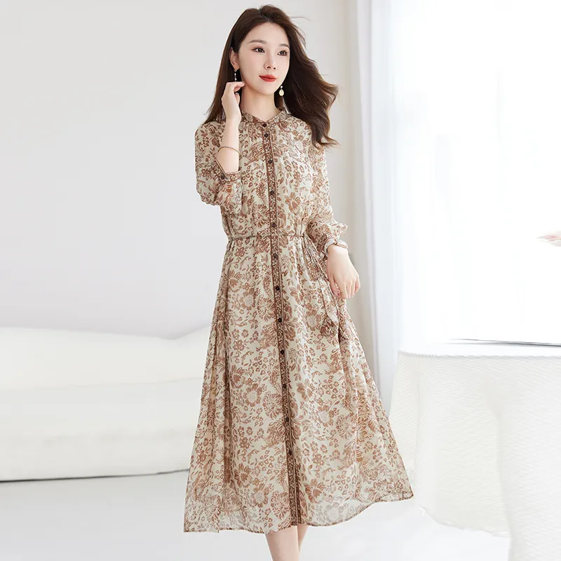 Ink Beauty Long Sleeved Dress Women's-2