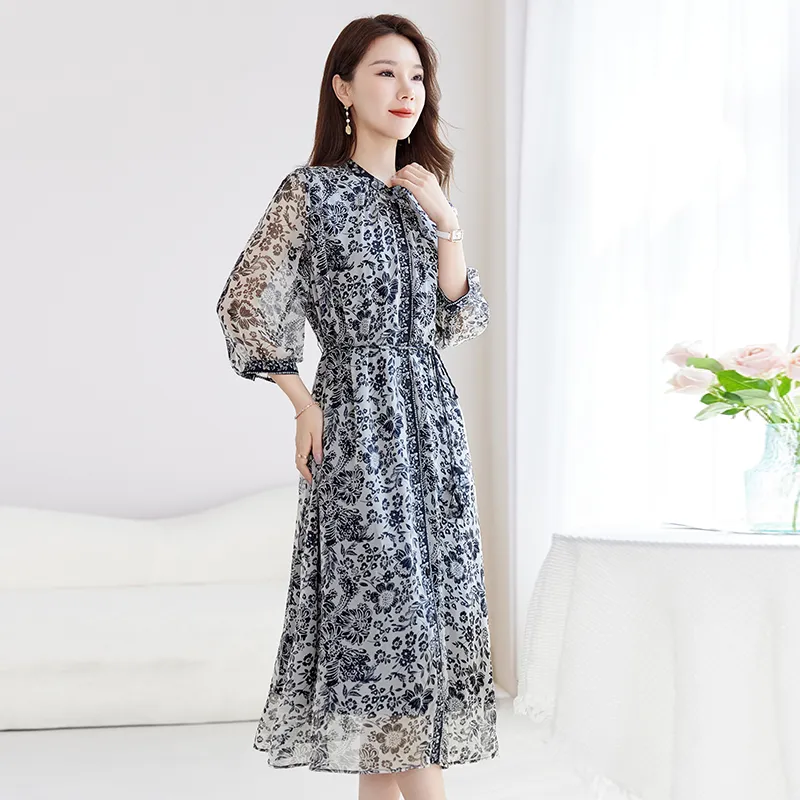 Ink Beauty Long Sleeved Dress Women's-7