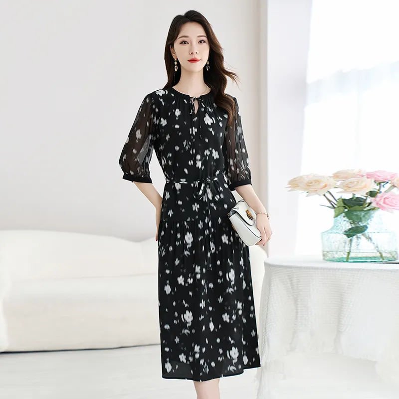 Ink Beauty Short Sleeved Dress Women's-1