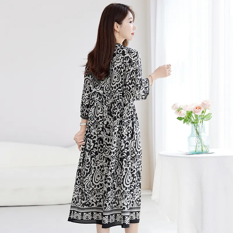 Ink Beauty Short Sleeved Dress Women's-4