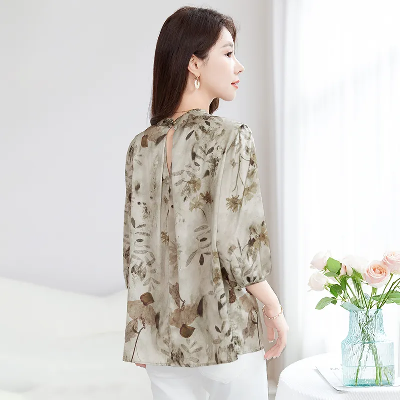Ink Beauty Shirts Women's Miroku Flower Language Collection-3