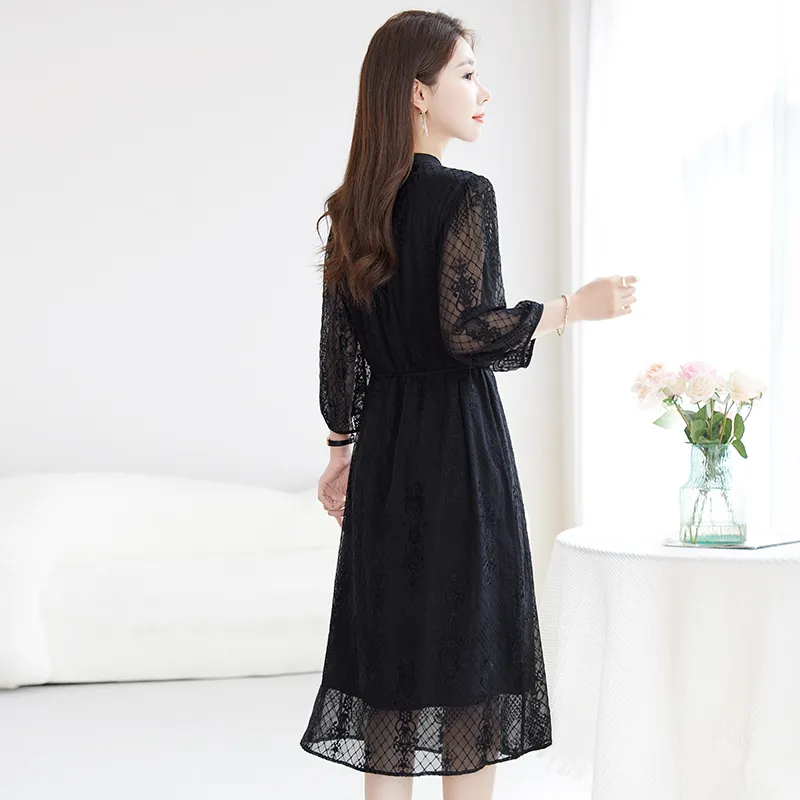 Ink Beauty Long Sleeved Dress Women's-3