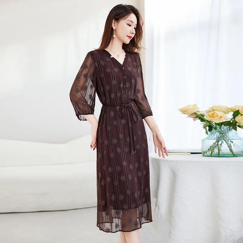 Ink Beauty Short Sleeved Dress Women's-4