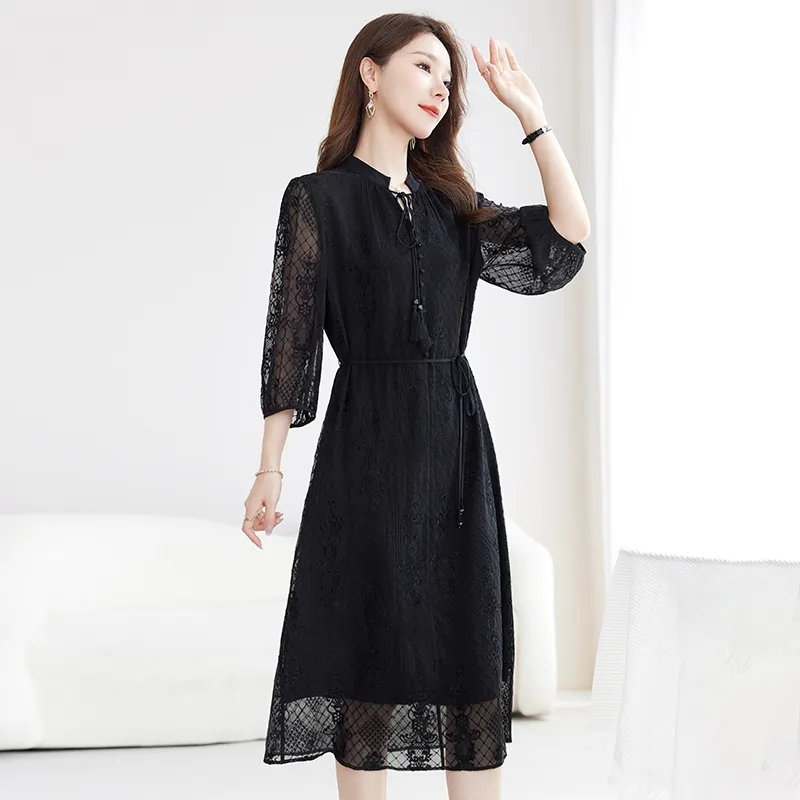 Ink Beauty Long Sleeved Dress Women's-0