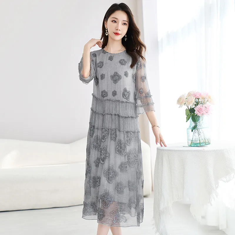 Ink Beauty Short Sleeved Dress Women's-1