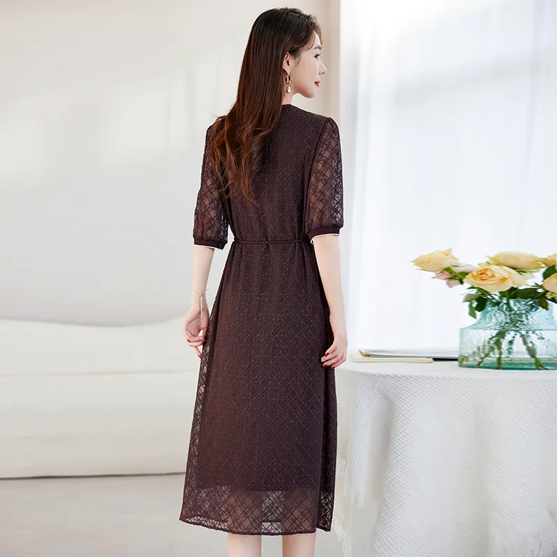 Ink Beauty Short Sleeved Dress Women's-6