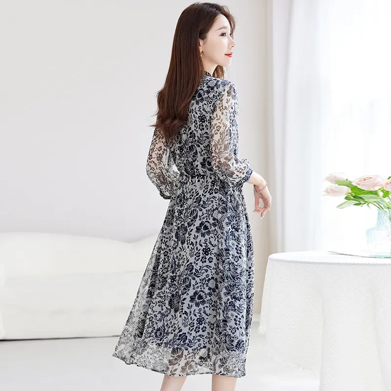 Ink Beauty Long Sleeved Dress Women's-8