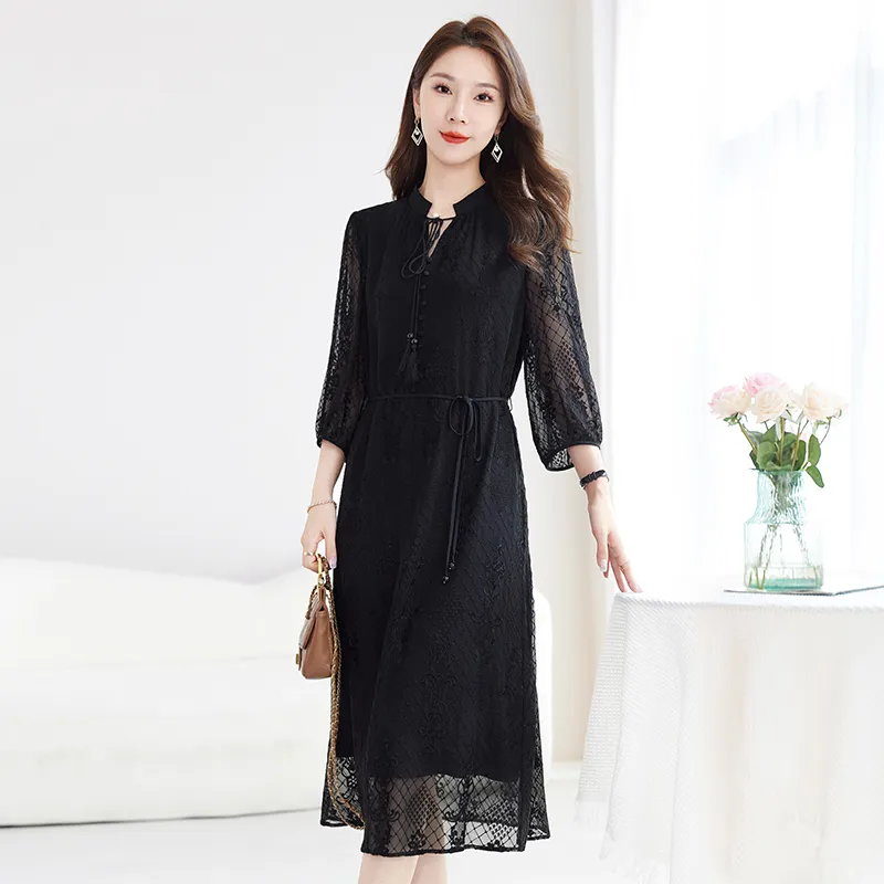 Ink Beauty Long Sleeved Dress Women's-2