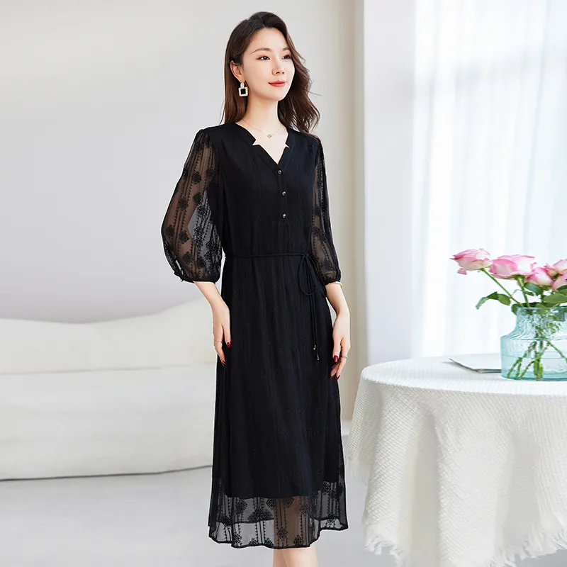 Ink Beauty Short Sleeved Dress Women's-11