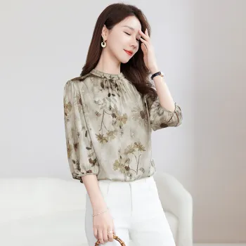 Ink Beauty Shirts Women's Miroku Flower Collection Language