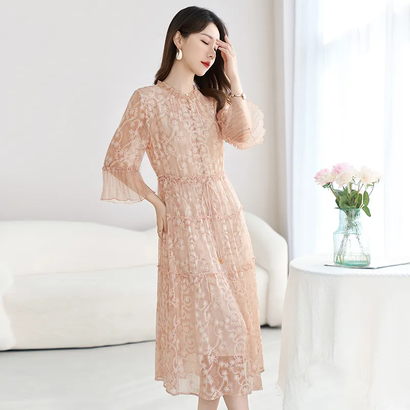 Ink Beauty Long Sleeved Dress Women's-1