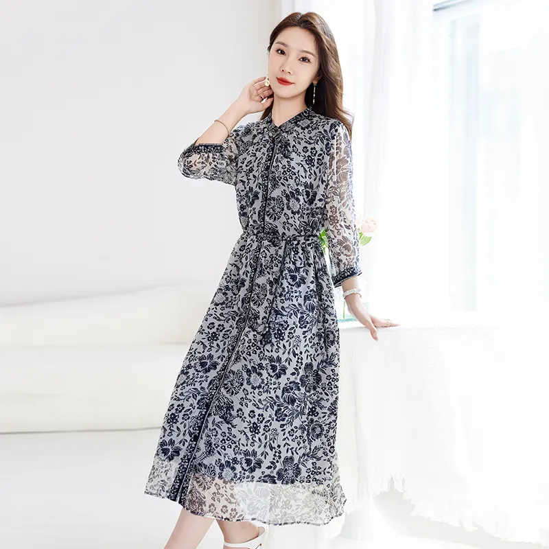 Ink Beauty Long Sleeved Dress Women's-9