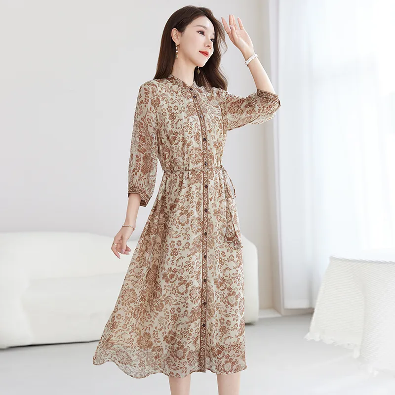 Ink Beauty Long Sleeved Dress Women's-1