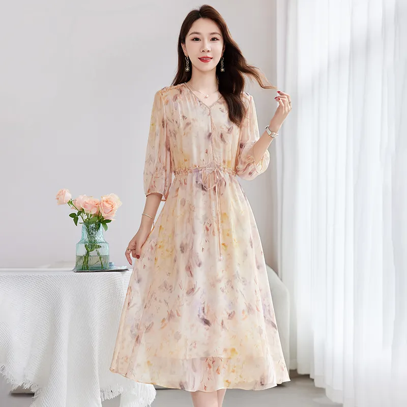 Ink Beauty Short Sleeved Dress Women's-2