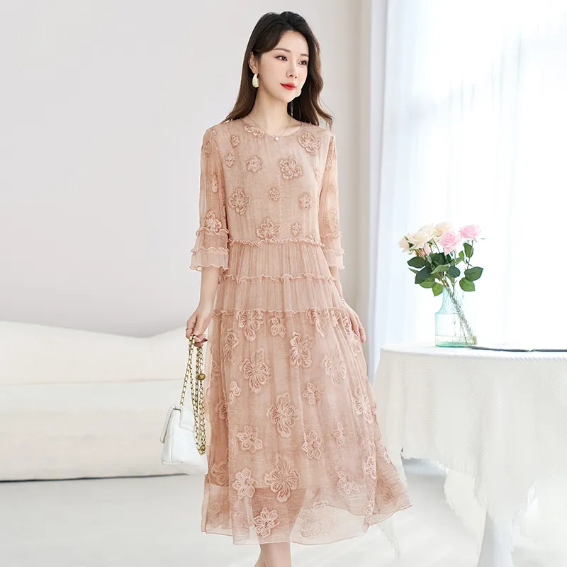 Ink Beauty Short Sleeved Dress Women's-9