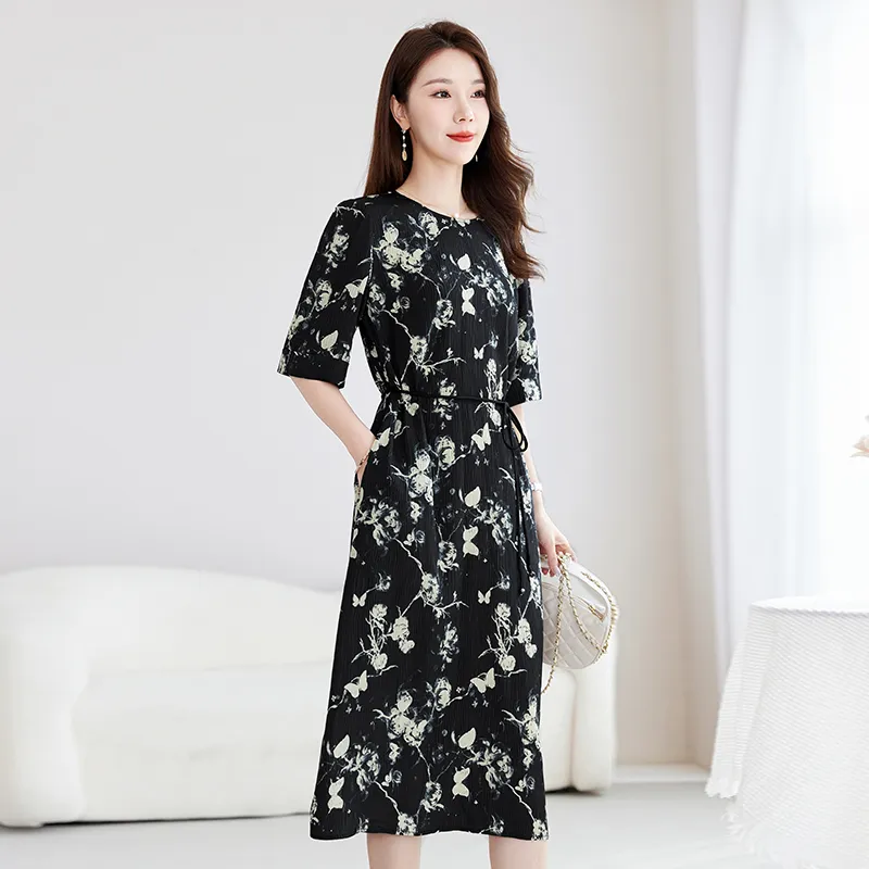 Ink Beauty Short Sleeved Dress Women's-2