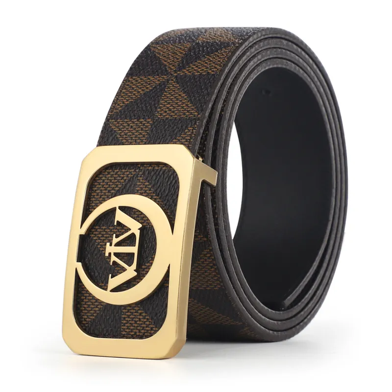V.V.Brown Top Grain Cow Leather Belts Men's 3.8cm-12