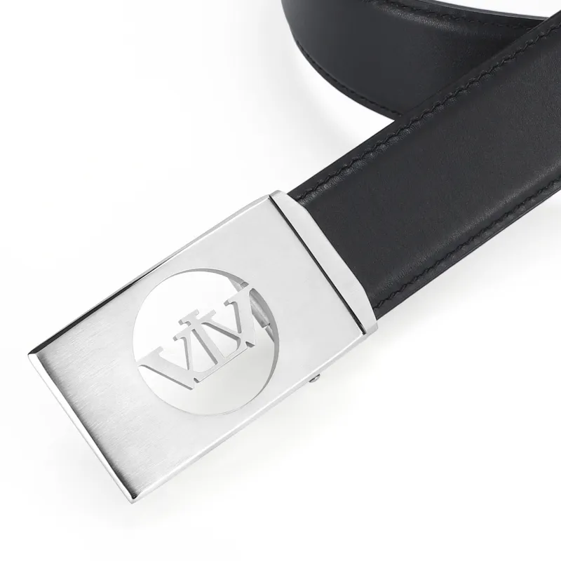 V.V.Brown Cow Leather Belts Men's 3.5cm-2