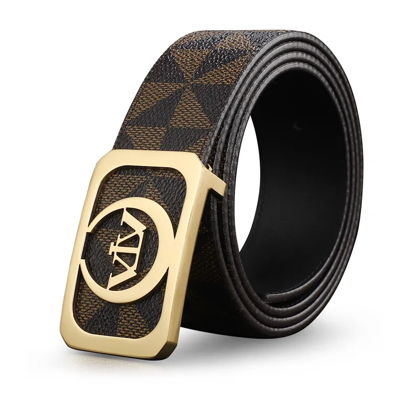 V.V.Brown Top Grain Cow Leather Belts Men's 3.8cm-13