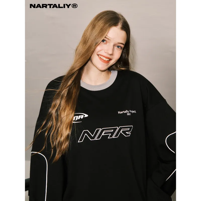 NARTALIY Sweatshirt Unisex Black-4