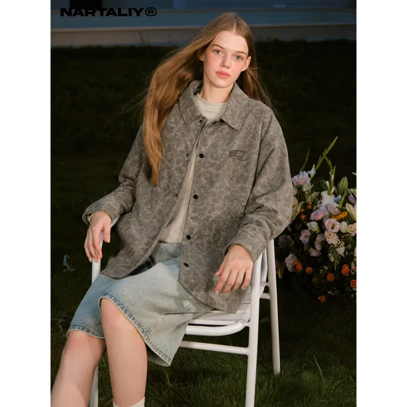 NARTALIY Jackets Coats Unisex Gray-3