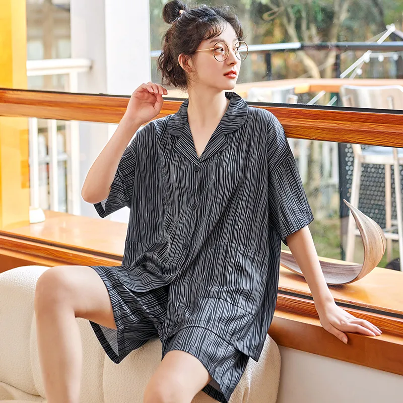PLANDOO Pajama Set Women's Image Color-3