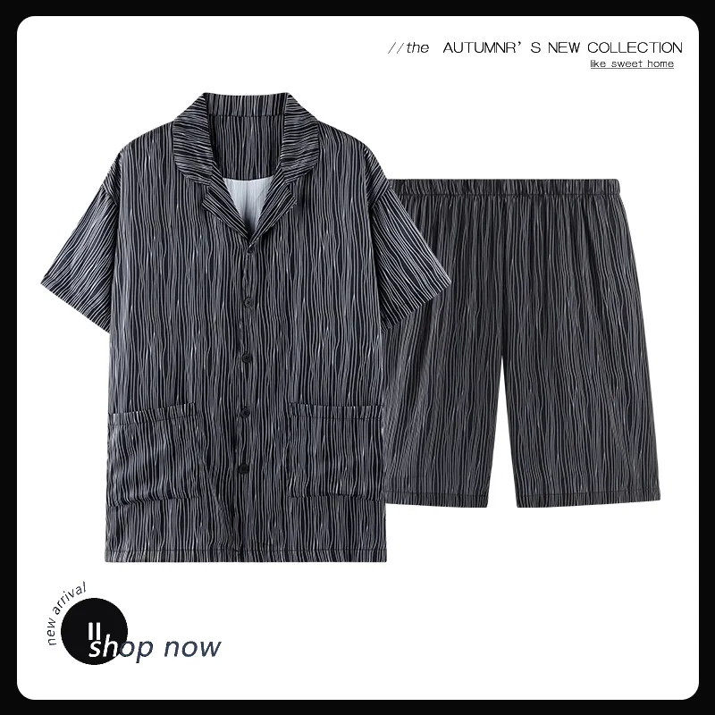PLANDOO Pajama Set Men's Image Color-1