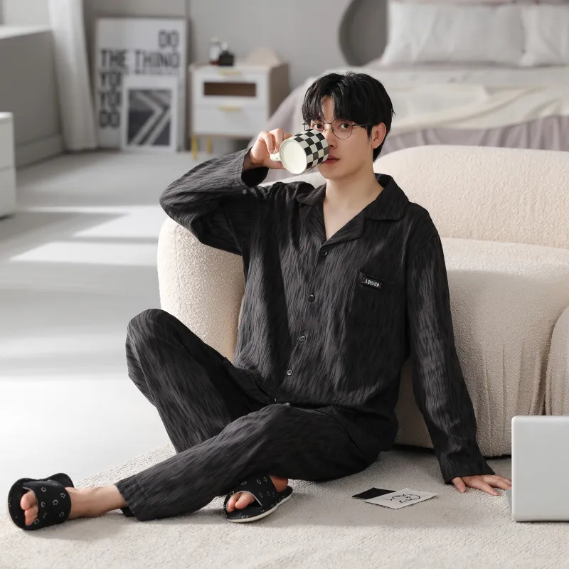 PLANDOO Pajama Set Unisex Image Color-4